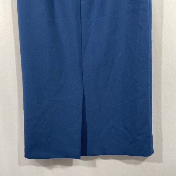 NWT $248 Boss Hugo Boss [ 4 US‎ ] Vinoa Ponte Pencil Skirt in Pilot Blue - Picture 12 of 15
